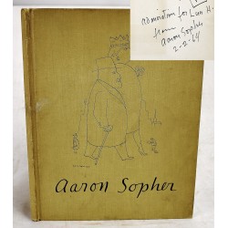 Aaron Sopher (Signed, with hand drawn pen and ink drawing)